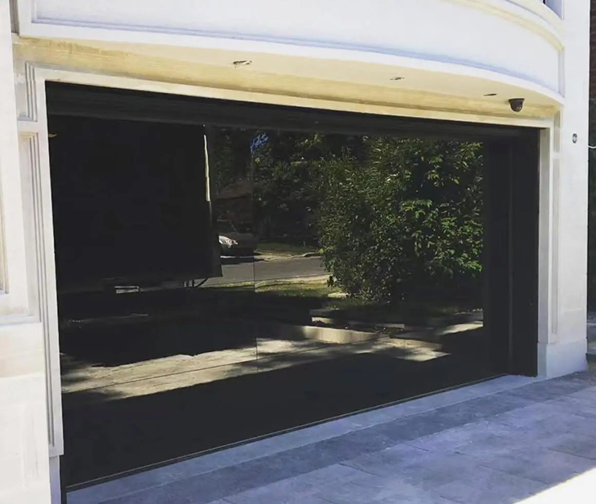 black glass garage door black garage door with frosted glass