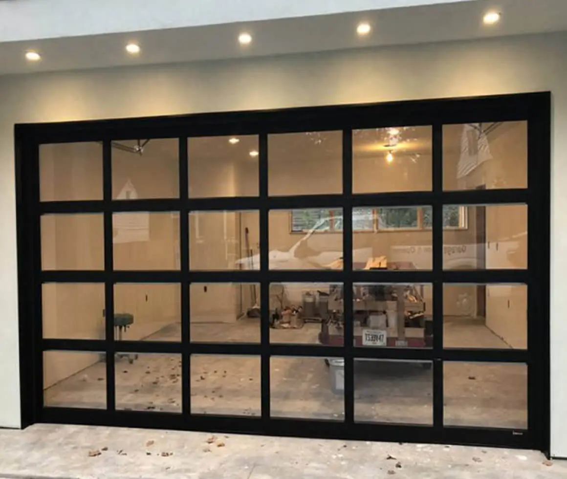 custom glass garage doors