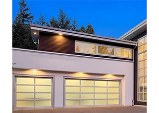 Full Vision Glass Sectional Garage Door