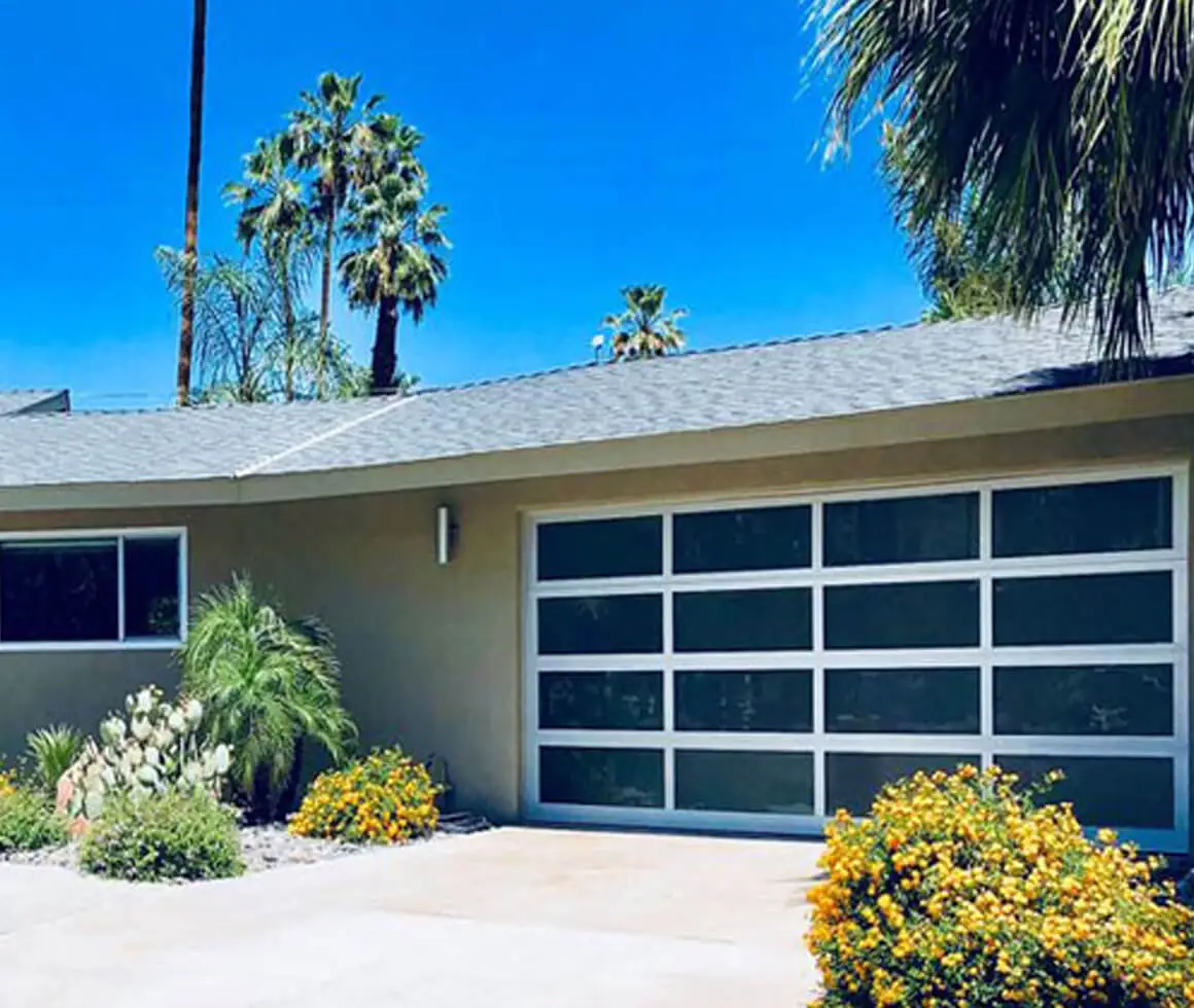 glazed sectional garage doors