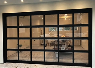 Aluminum Clear Glass Garage Door