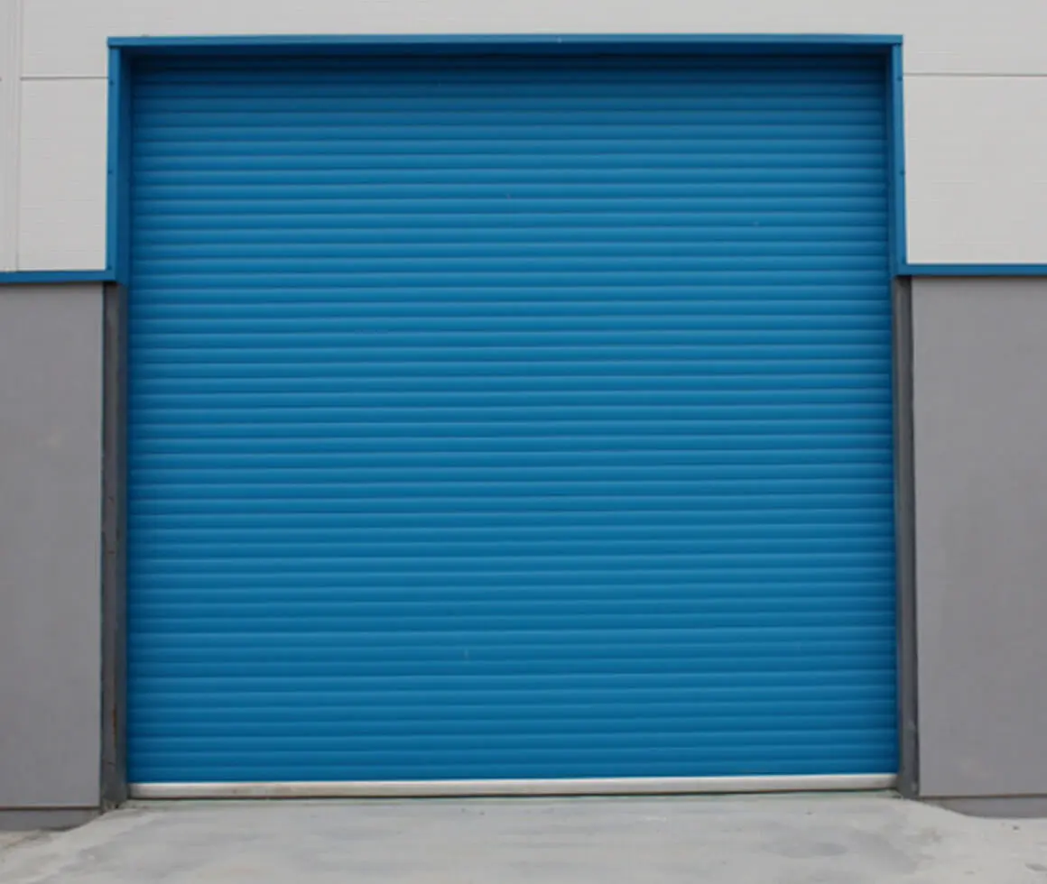 galvanised steel roller shutter door