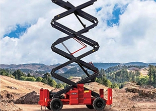 Diesel Rough Terrain Scissor Lift Platform with Outriggers