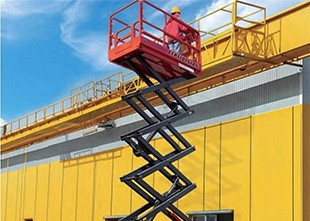 Crawler Scissor Lift Platform with Outriggers